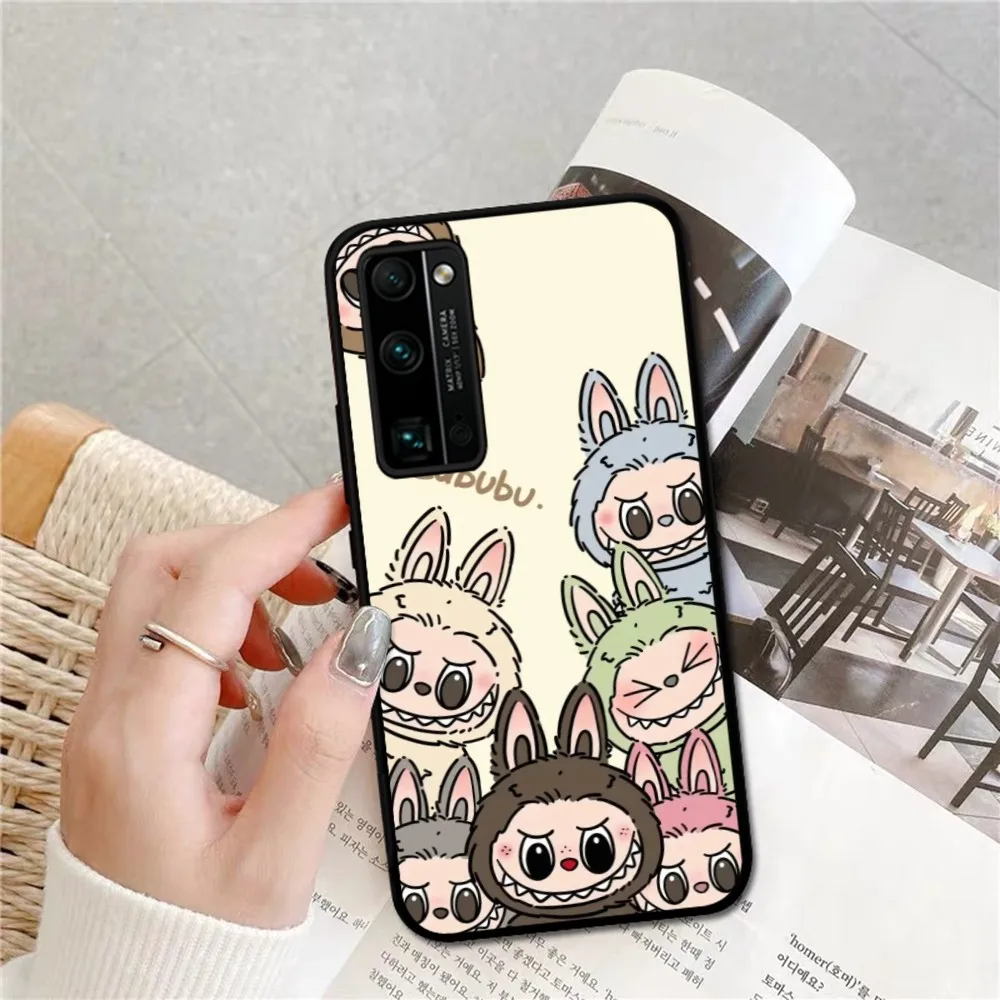 Cute Labubu Wave Case Phone Case For Huawei Honor 10 Lite 9 20 7A 9X 30 50 60 70 Pro Plus Soft Silicone Cover