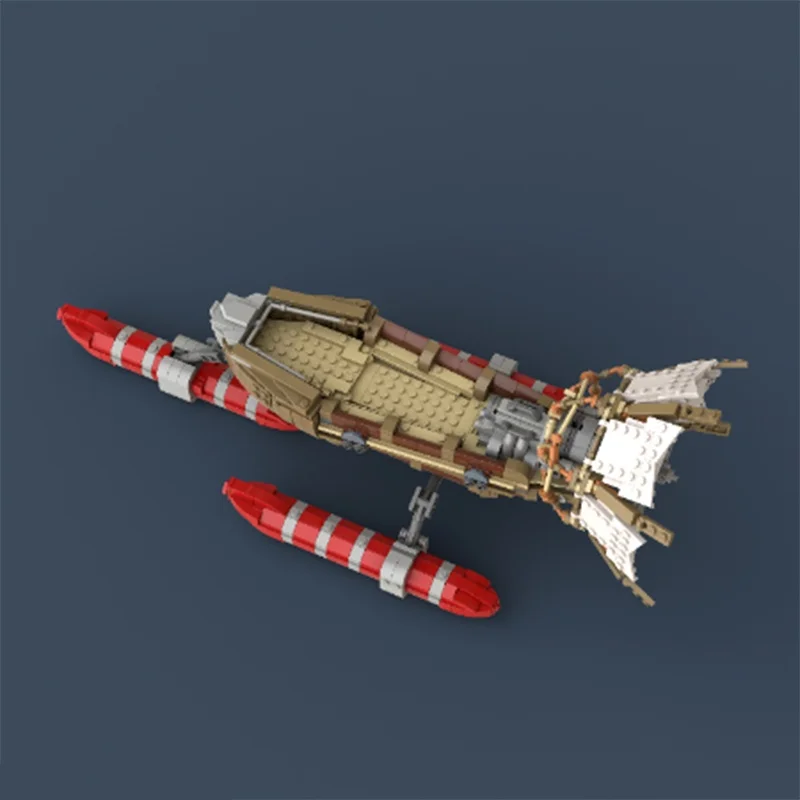 1290pcs MOC Fisherman S Speedboat Gamesed Model Building Christmas Gift Blocks Toys Architecture Assemble Idea Education Brick #3