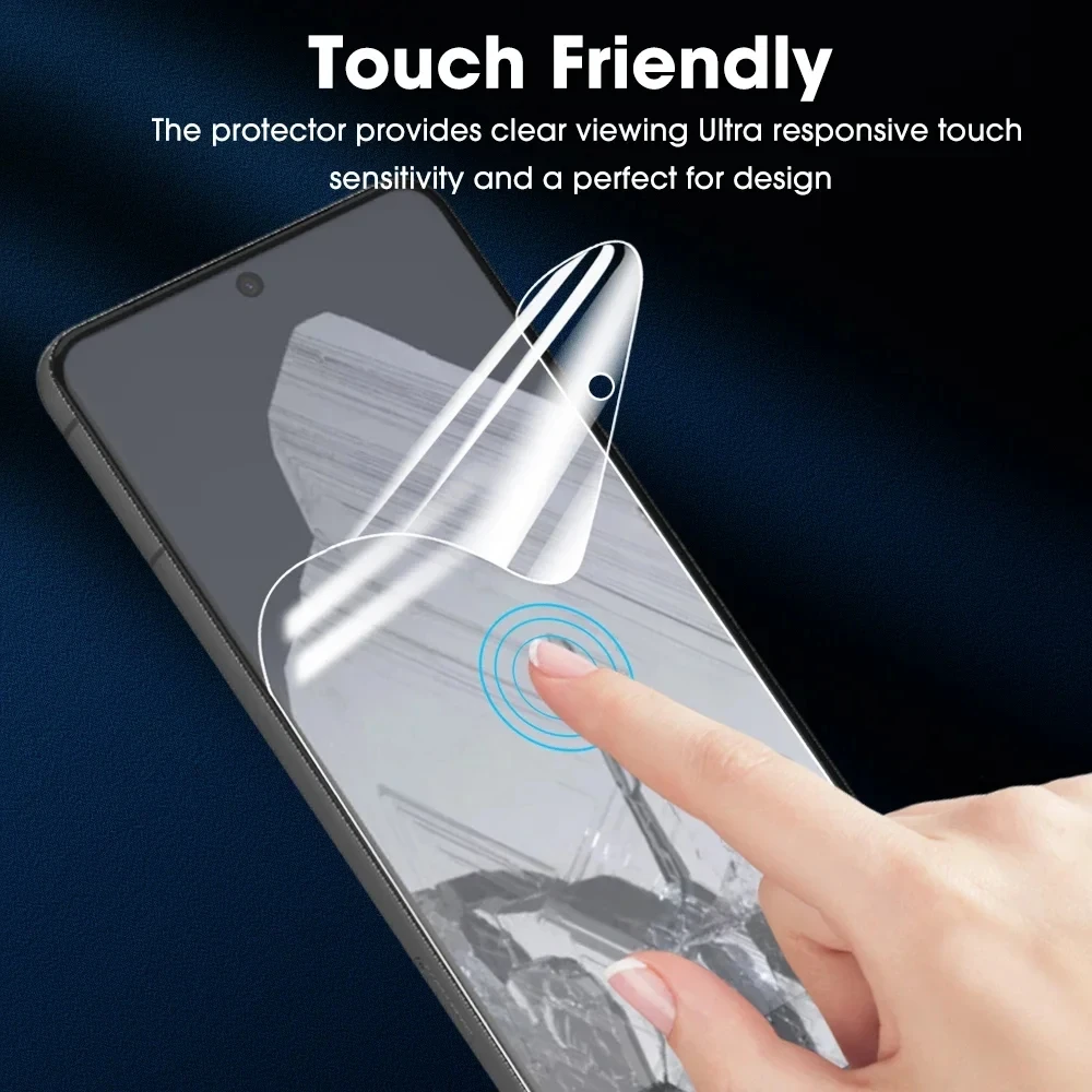 ハイドロゲルスクリーンプロテクターフィルム,4個,Google Pixel 7 pro, 6 pro, 7a, 6a, 5a, 4, 3, 5 xl, 4a, 3a