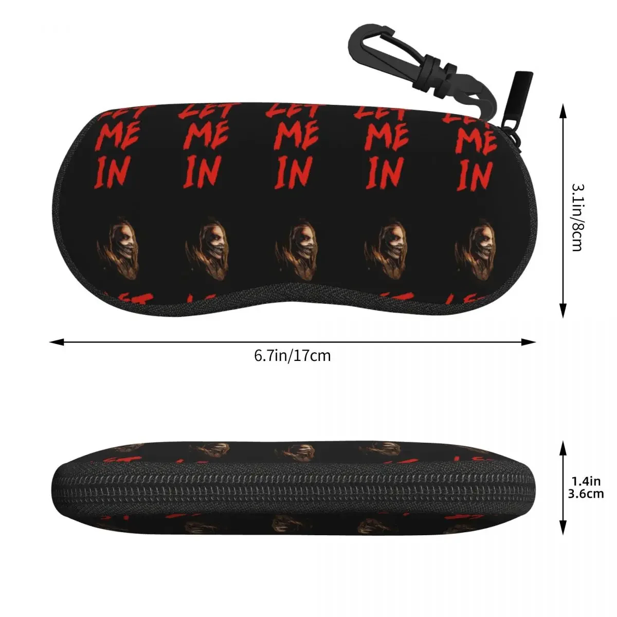 Bray Wyatt Vintage The Fiend Comics Shell Glasses Case Protector Sunglasses Box Women Men Soft Eyeglasses Bag Pouch