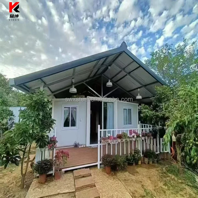 4 Bed Room Mobile Tiny Homes Erweiterbares Containerhaus 40 ft Container Home Prefabricated House 4 Bedroom 2 Bathroom Site