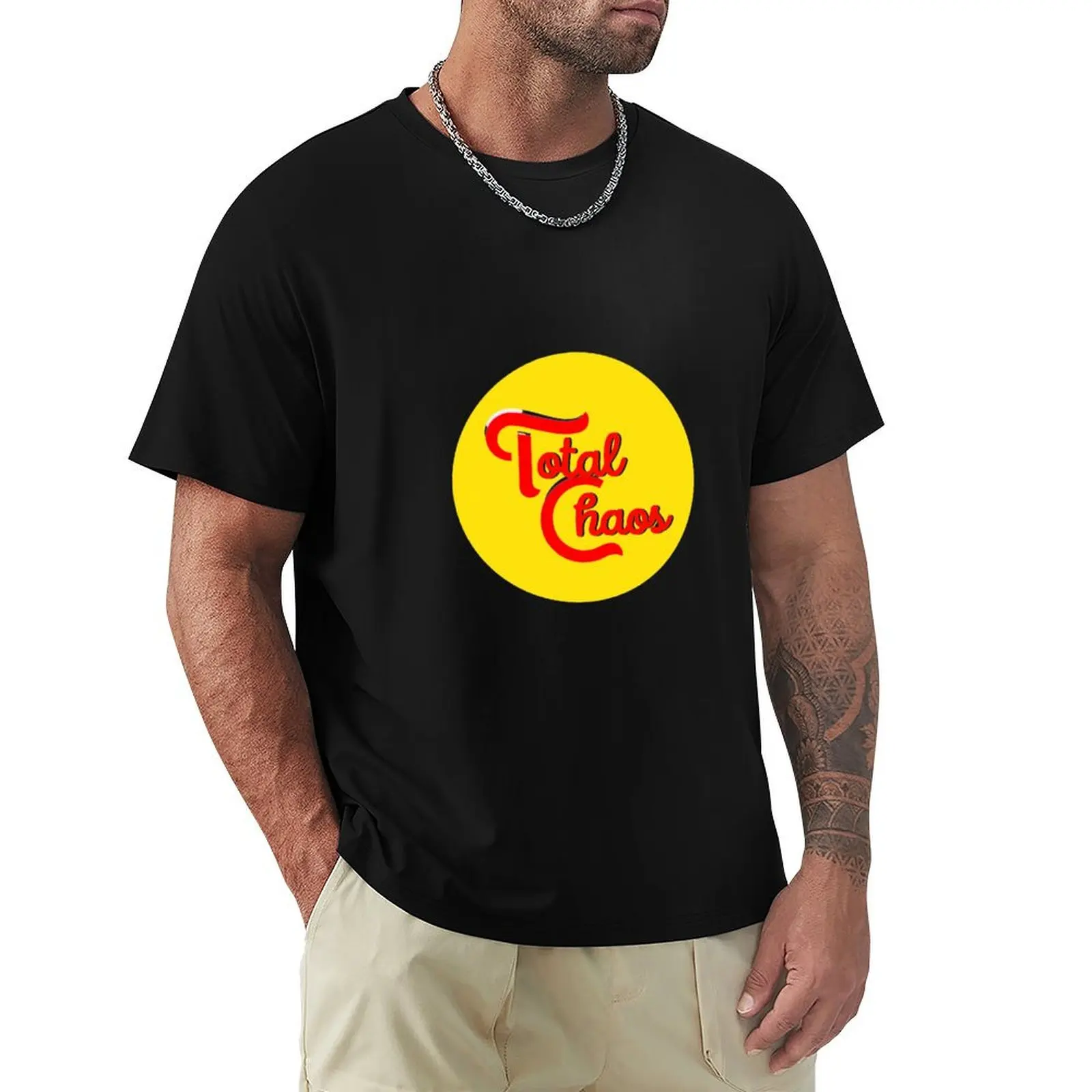 

Total Chaos T-Shirt Plus Size Solid Color T-Shirt