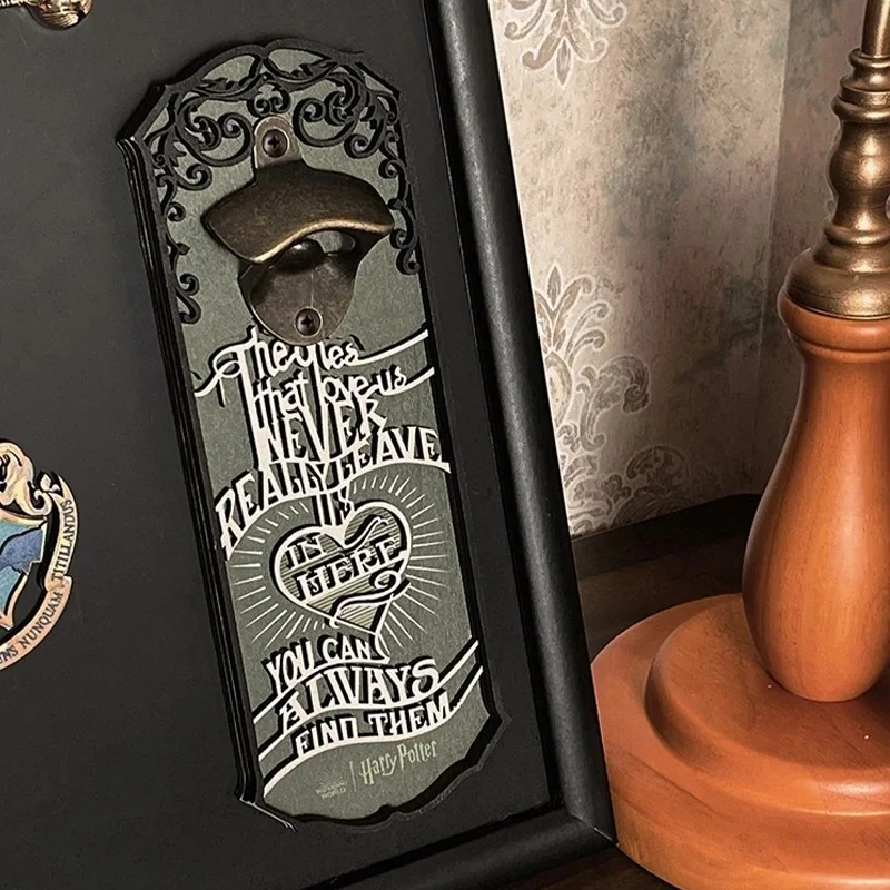 Genuine Potter Sirius Black Cherished Three Dimensional Magnetic Suction Wooden Bottle Opener Refrigerator Sticker Harry Collect