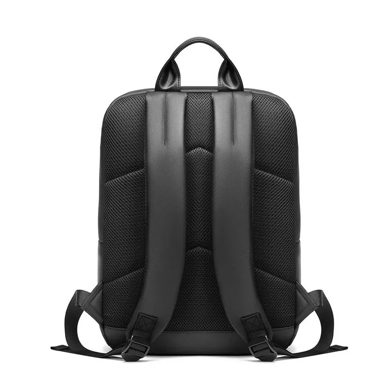 Mochila de negocios XOKY, mochila impermeable para ordenador portátil, mochila escolar para hombre, mochila de moda para ordenador portátil de gran capacidad de 18L, mochila negra 2316