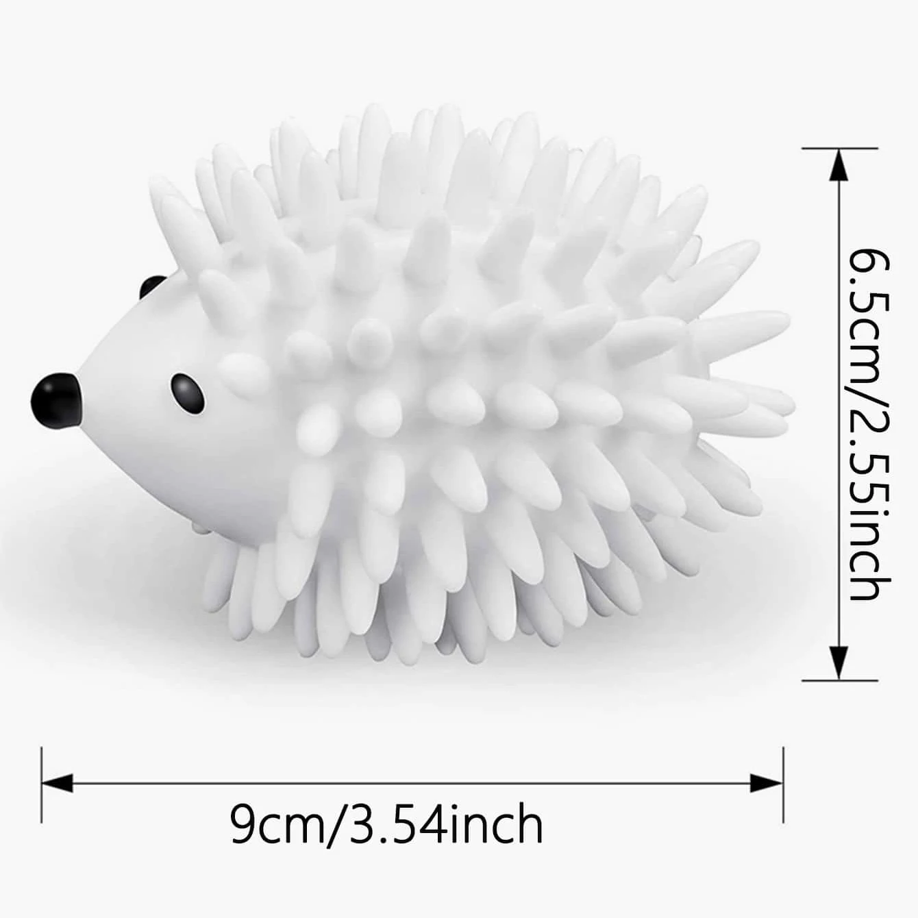 1pc-soft silicone hedgehog anti-wrap detergent ball