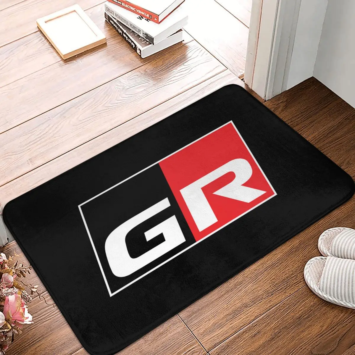 GR Logo Gazoo Racing GR Sport Non-slip Doormat Floor Mat Washable Carpet Rug for Kitchen Entrance Home Bedroom Footpad Mats