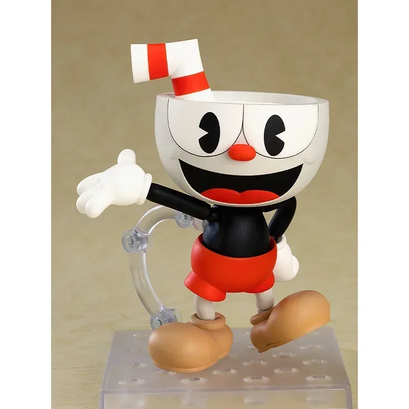 In Stock Good Smile Original GSC Nendoroid 2024 2025 Cuphead Mugman Movable Action Figure Model Children's Gifts