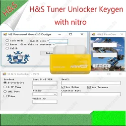 H&S Tuner Unlocker G-M BM MM XRT HS Password Gen PassGen Calculator for Ford  Orig HS for Dodge Reset VIN Code Maxx Overdrive