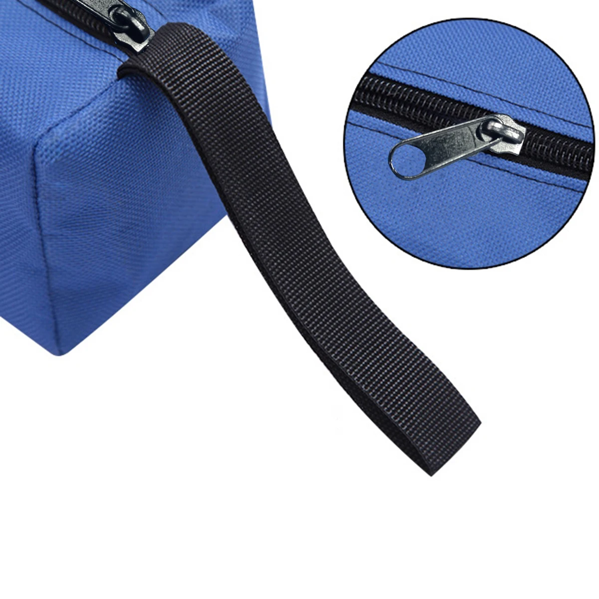 Borsa portaoggetti per parti di utensili di servizio blu Borsa per parti addensate portatile Borsa per riparazione in tessuto Oxford multifunzionale impermeabile 1 confezione