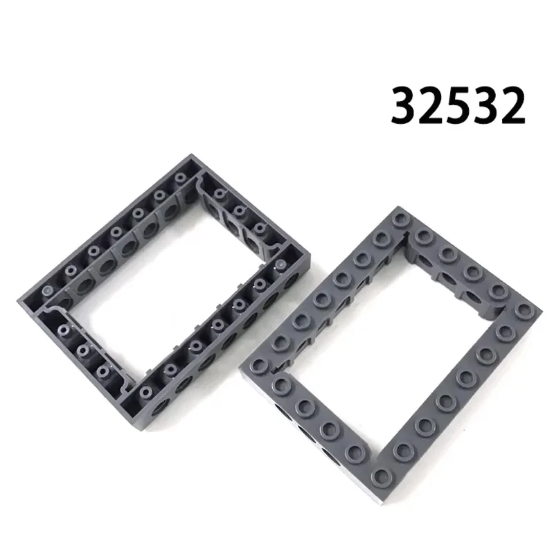 

10PCS/Set 32532 Technology Building Blocks Parts 6x8 Frame With Holes Assembled MOC Bricks DIY Toys Replacement Accessories