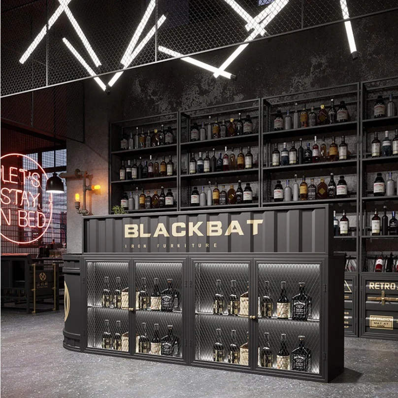 Internet celebrity restaurant commercial milk tea shop reception desk