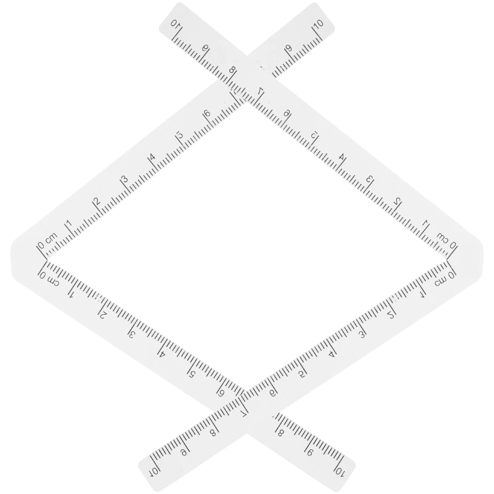

2Pcs Smooth Burrs-Free PVC Cuju Ball Design Ruler for Hanfu Clothing Sewing Locating Measuring and Creative DIY Craft Use