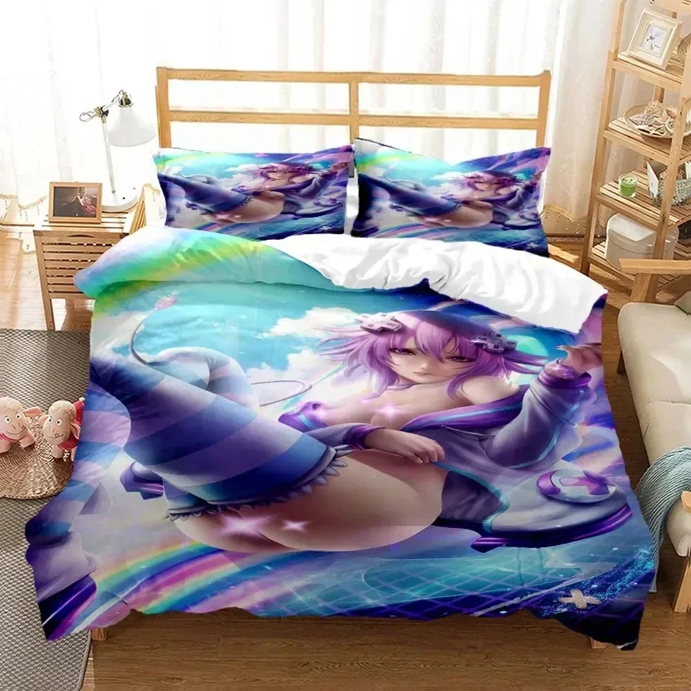 

Sexy beauty Cute digital Bedding Set Printed With Pillowcase Bed Duvet Cover Soft Queen King Size Bedclothes Home Costomizable