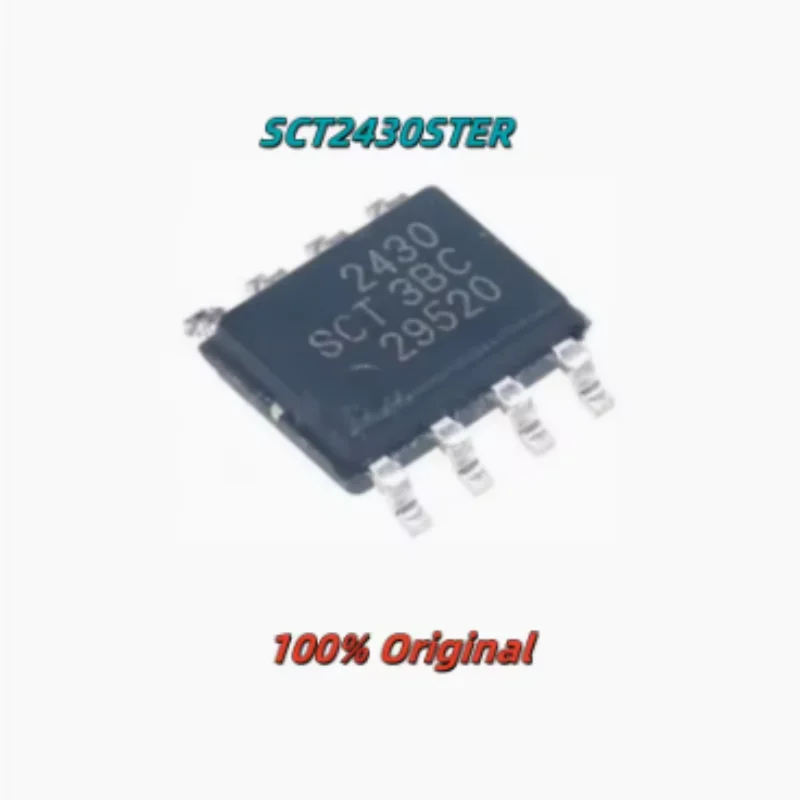 10PCS SCT2430STER SCT2432STER SCT2433STER Synchronous Buck DC-DC Converter Wide Input Step Down Regulator SOIC-8 IC Original