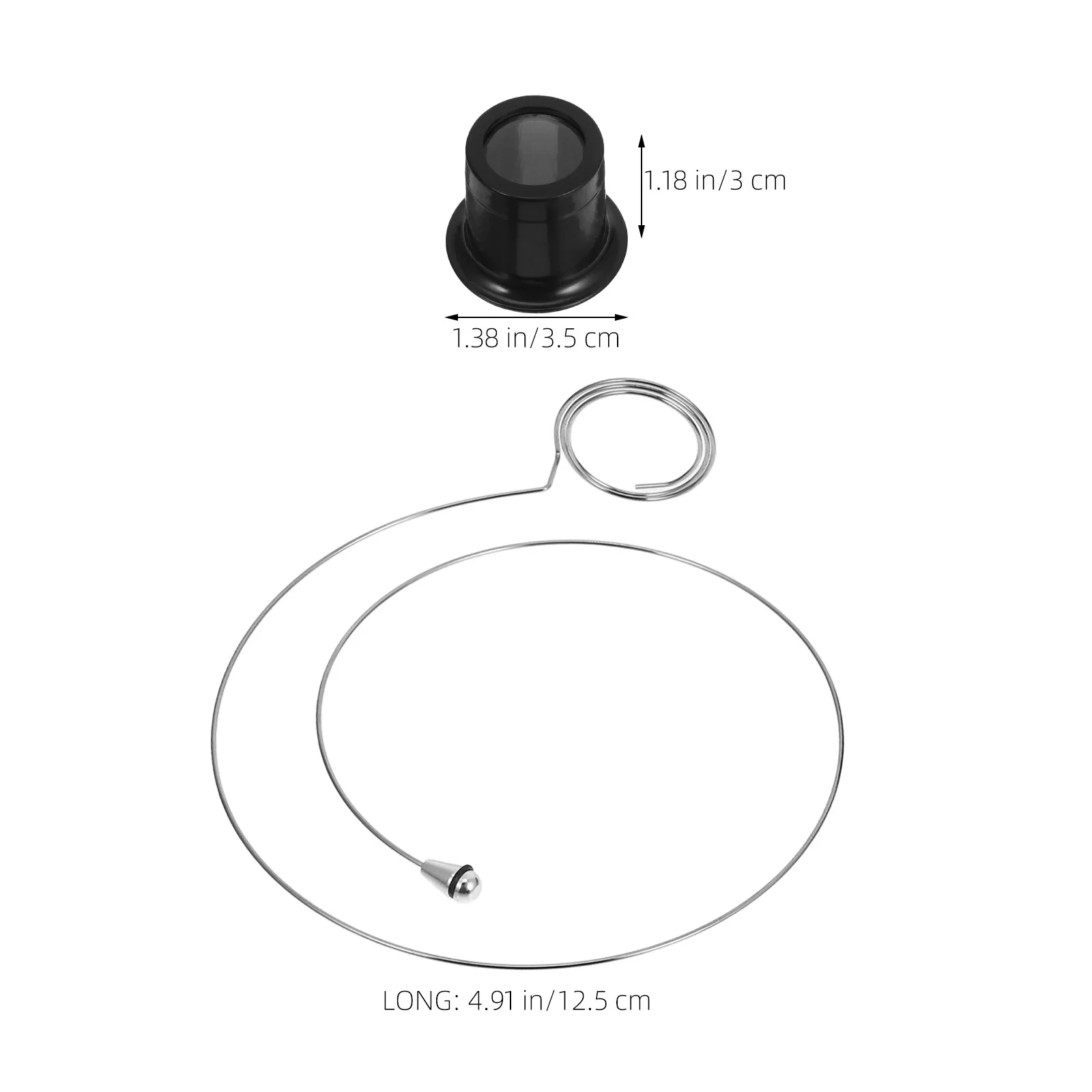 1Set Watch Repair Magnifier Set Eye-Clip Design 3X 5X 10X Glass Lens Magnifiers for Jewelers Watchmakers Precision Craft Tool view 6