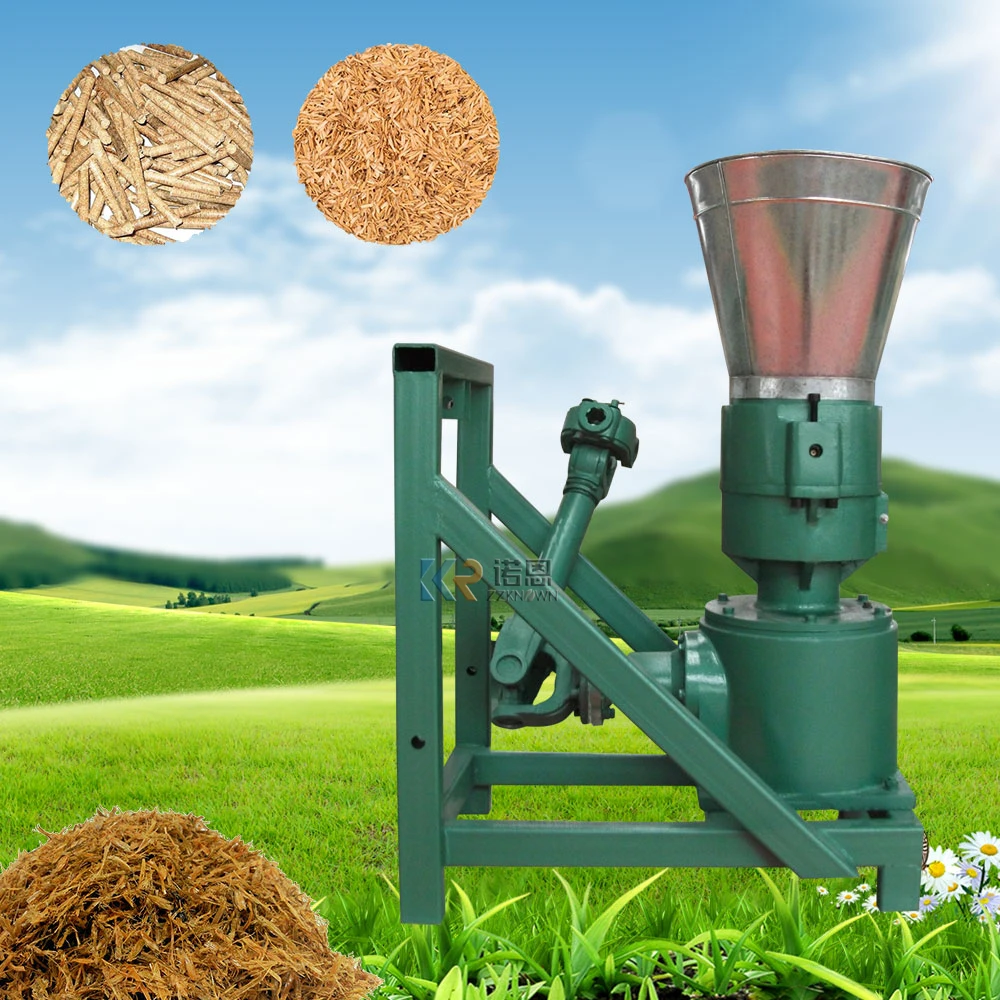 Pto Wood Pellet Miller Pelletizer Tractor Type Briquette Making Machine Biomass Wood Pellet Press Machine