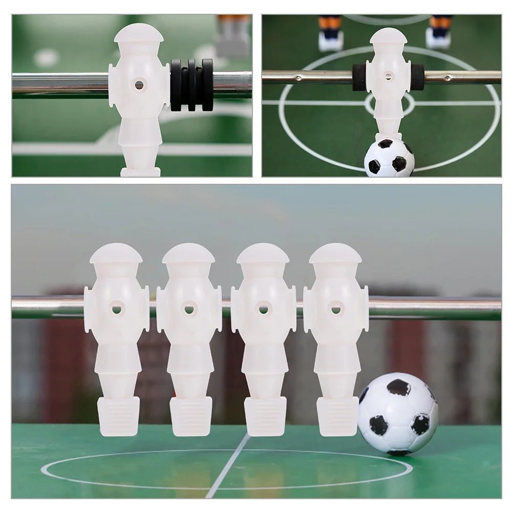 

6pcs Foosball Action Figures Resin Football Men Replacement Parts For Table Soccer Machine Desktop Accessories