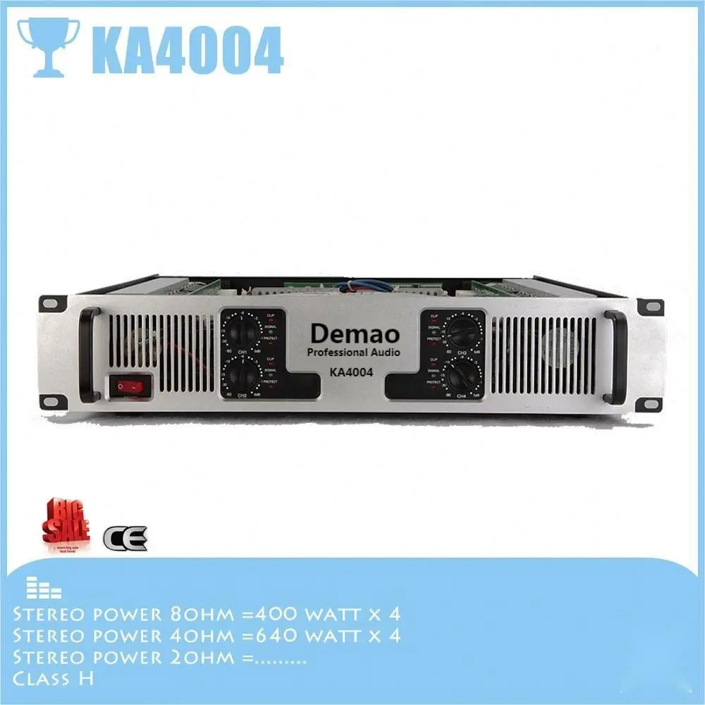 Demao Ca 30 CA Ca18 Power Amplifier 20 Ca 12 Professional Power Audio 10000 Watt 4 800w 4 Channel Amplifier