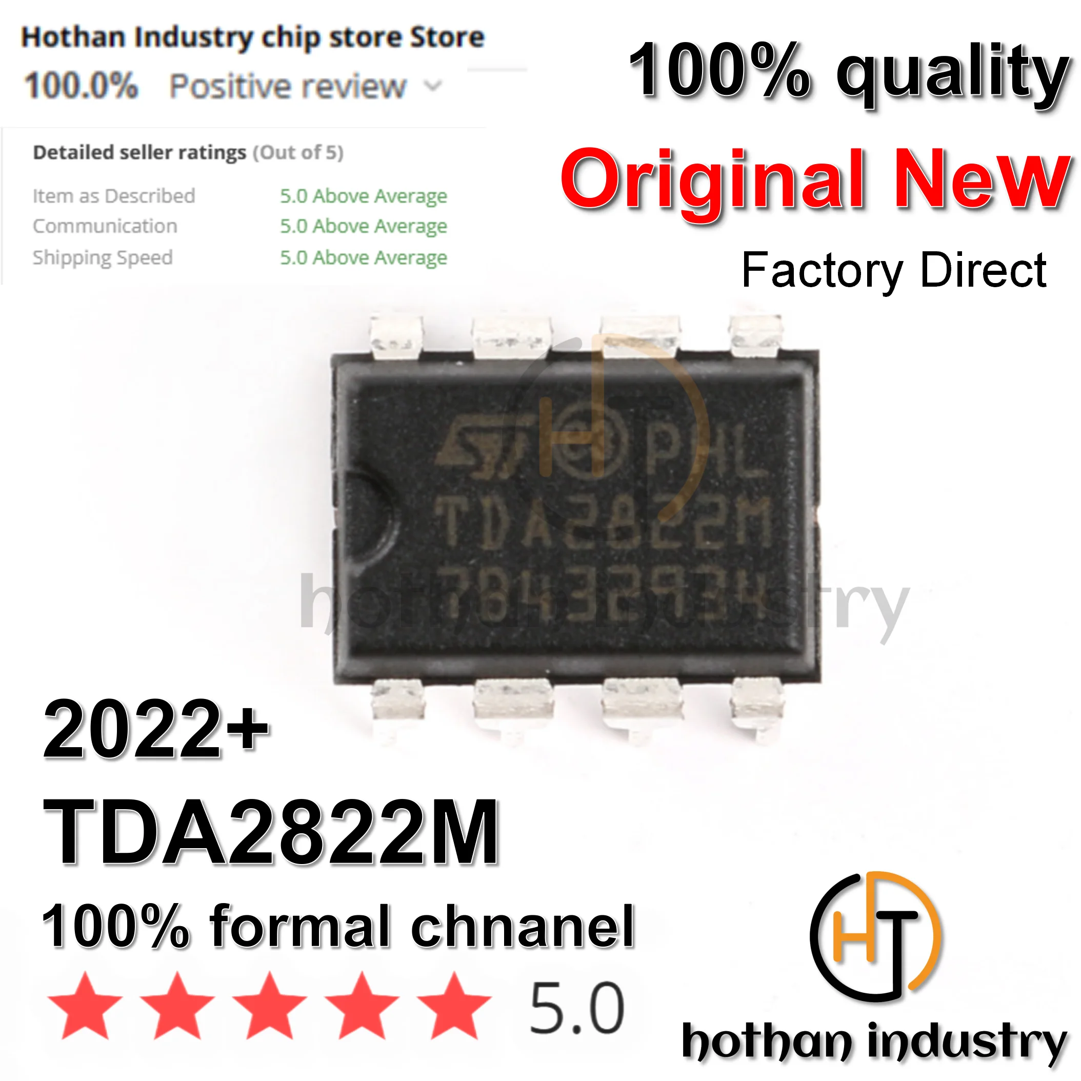 （1-5PCS）100% NEW TDA2822M DIP-8 1W Dual-Way Audio Amplifier IC Chip-3  Audio Amplifiers Dual Lo-Volt Pwr Amp