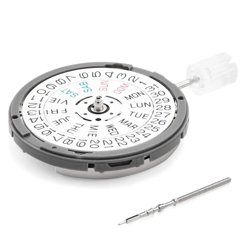 NH36 English Date Week Automatic 3.8 O'clock Crown Watch Movement Mechanical Replacement Parts