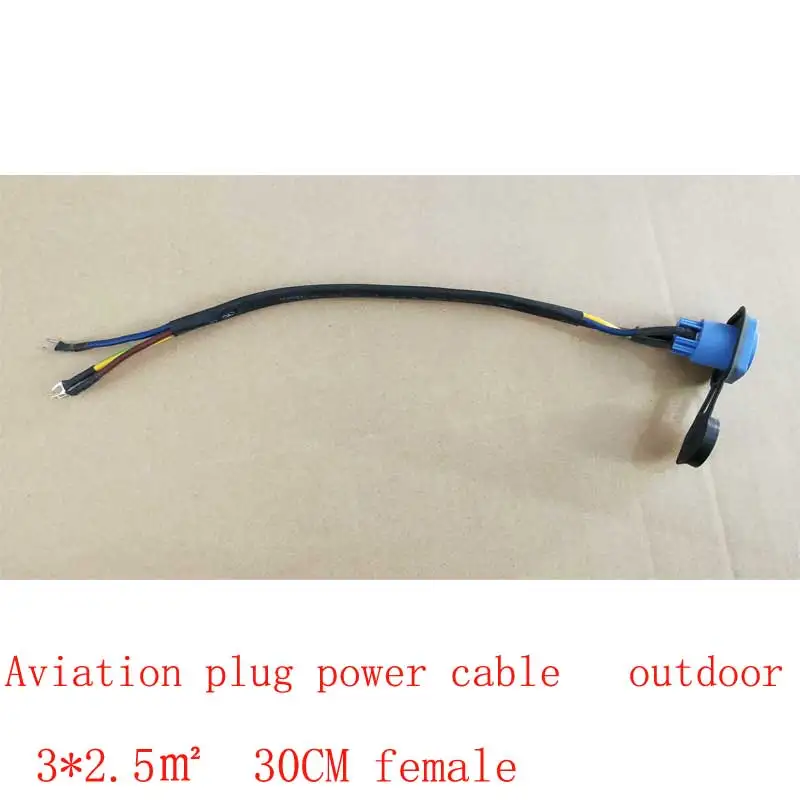 Aviation Plug Power Cable 3X2.5 Square 30CM Female Oudoor P2 P2.5 P3 P3.91 P4 P4.81 Full Color Outdoor Indoor Rental LED Display