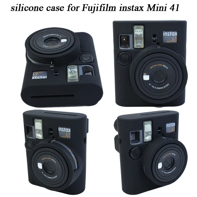 

Мягкий силиконовый чехол для фотоаппарата, резиновая кожа для Fujifilm Instax mini 41