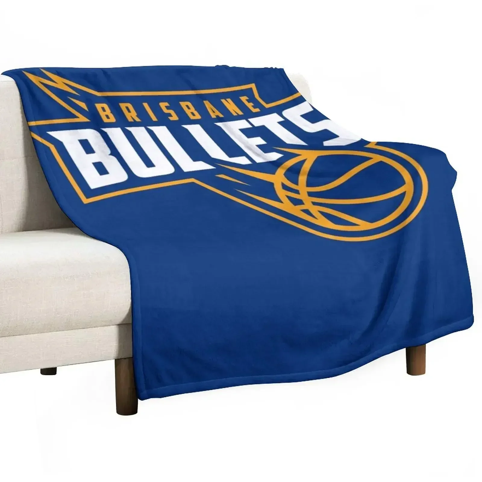 

Brisbane Bullets Throw Blanket Outdoor Soft Blanket for Picnic Beach Camping