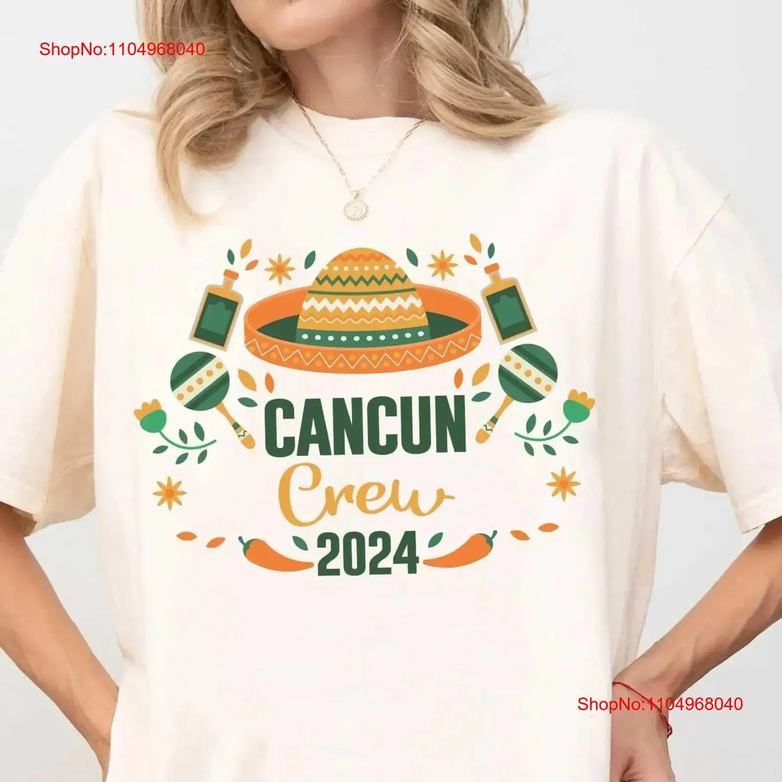 

Cancun Crew T Shirt Matching Family Vacation Vintage Mexico Beach 2024 vintage Washed Breathable Versatile Soft Stylish Unisex