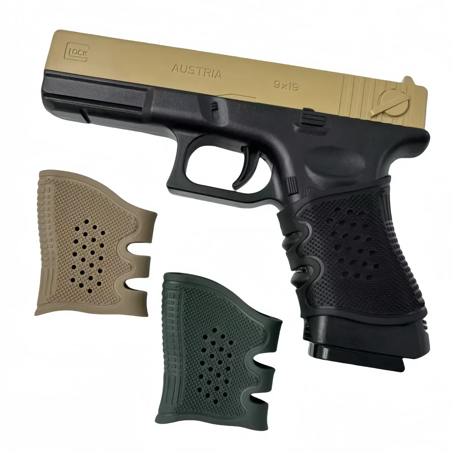 Rubber Glove Sleeve Cover for Most Handgun Pouch Holder Protective Cover Hunting Tactic Guns Grip Holster