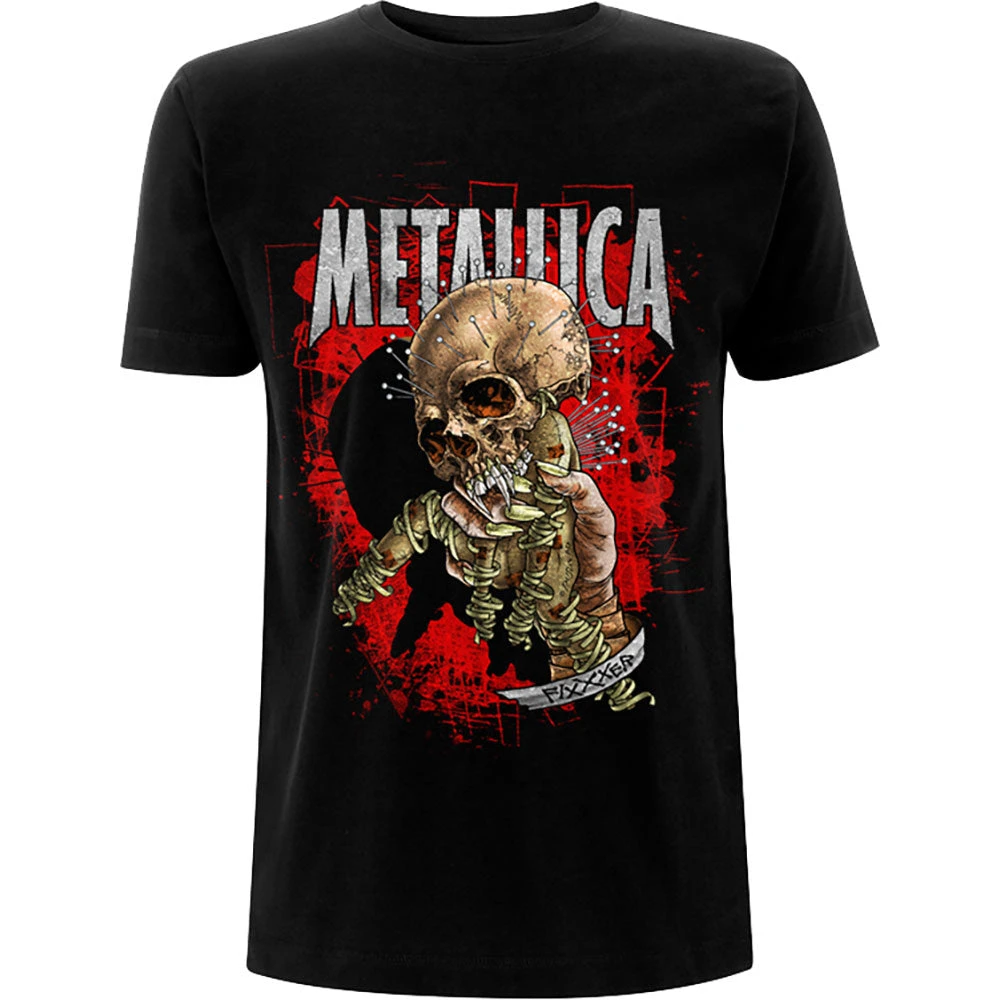 Damage Inc Metallica Band T-Shirt Cotton Graphic Tee Men Women Summer Streetwear
