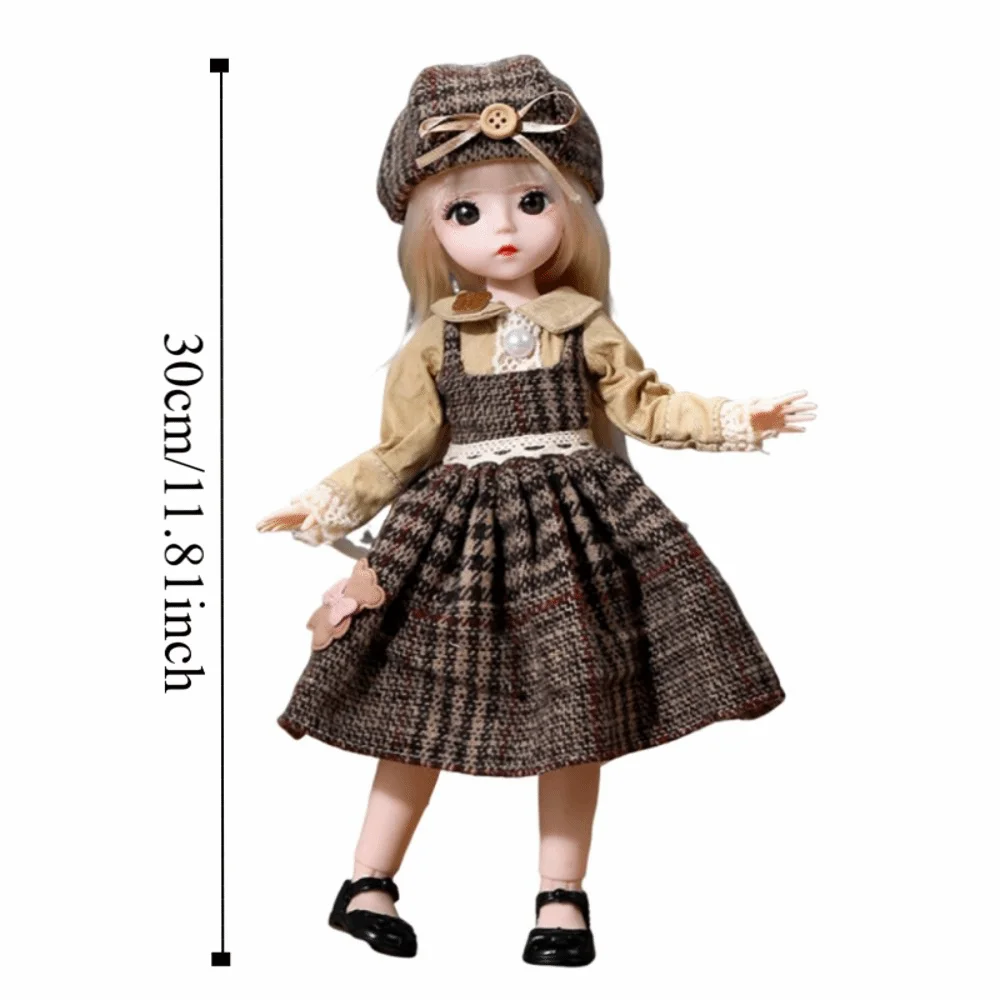 패션 디자인 드레스 세트 (신발, 모자, 액세서리, 의류, 예쁜 드레스, 공주 드레스, BJD 의상 교체)