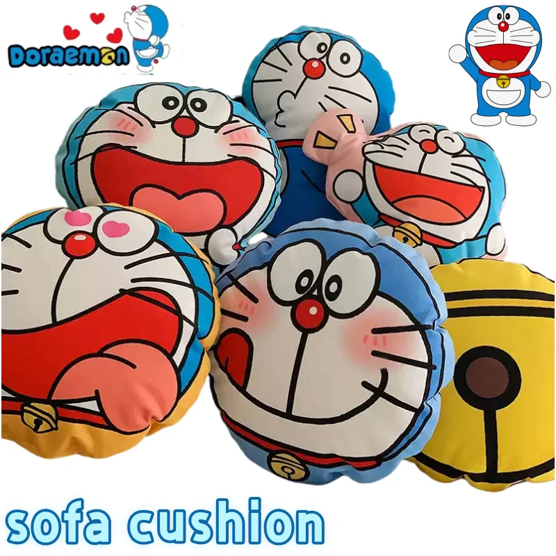 

Doraemon high-quality anime peripheral soft and comfortable irregular shape pillow creative cartoon cute ornament decoration.