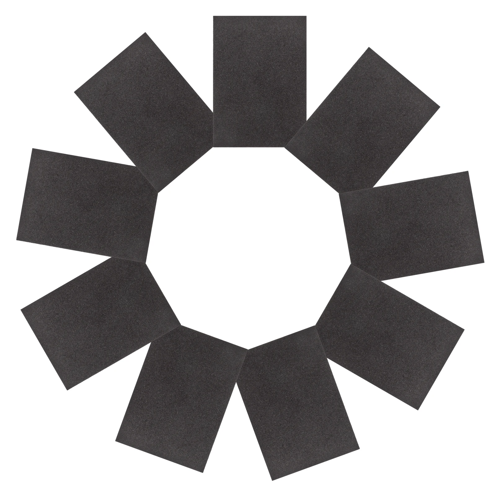 

9pcs Brown Square Sponge Sandpaper Sheets for Paint Surface Polishing Material Soft Delicate Wood Metal Home Renovation