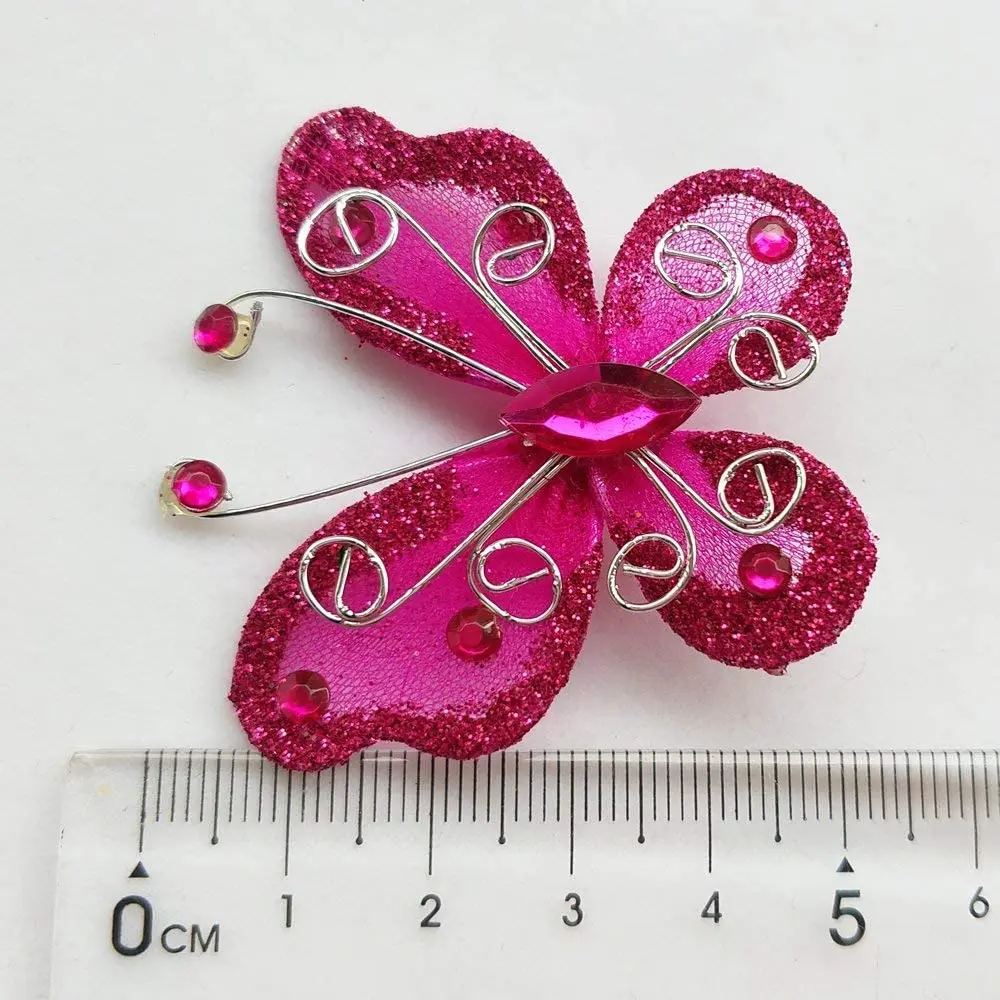 13pcs Organza Iron Wire Butterfly Wedding Decorations