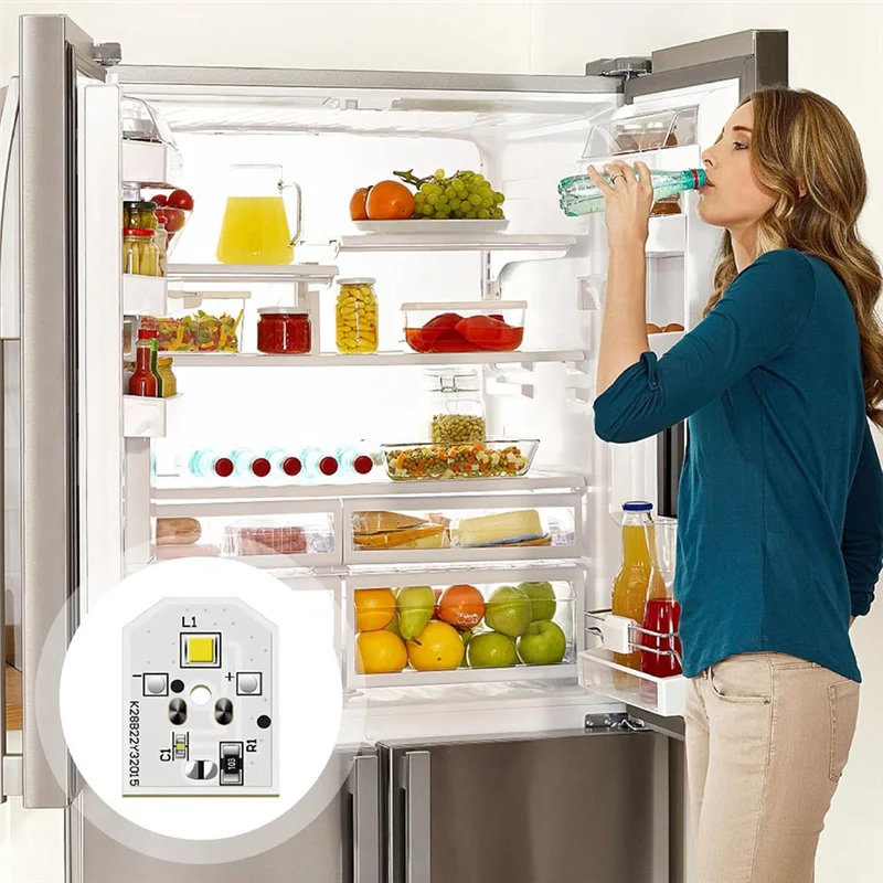 5 Pieces WR55X11132 Refrigerator Light LED Bulb Compatible With 3033142 WR55X25754 WR55X26486 PS4704284 EAP12172918