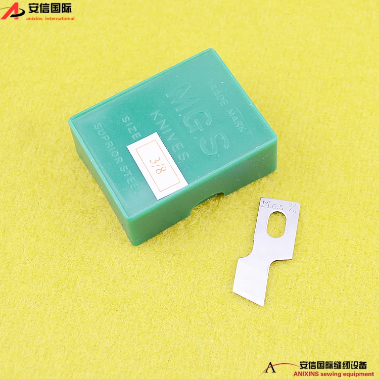 12pcs/box MGS Flat Lockstitch Button Holder Blade Button Holder Keyhole Blade 781 Keyhole Blade 12 Pieces A Box