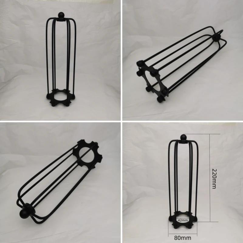 6 Styles Black Finished Iron Cage Lampshade Hot-selling Vintage DIY Shade Industrial Retro Metal Lighting Accessories
