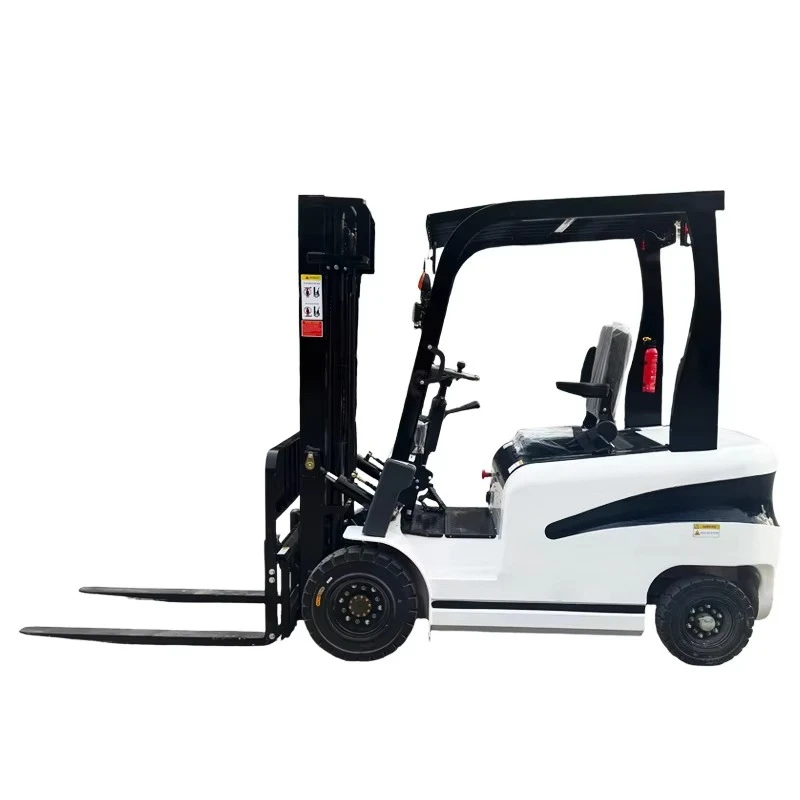 Free Shipping 4 Wheel Electric Forklift 1-5 Tons Capacity With AC Motor Lithium Battery For Warehouse Container Use