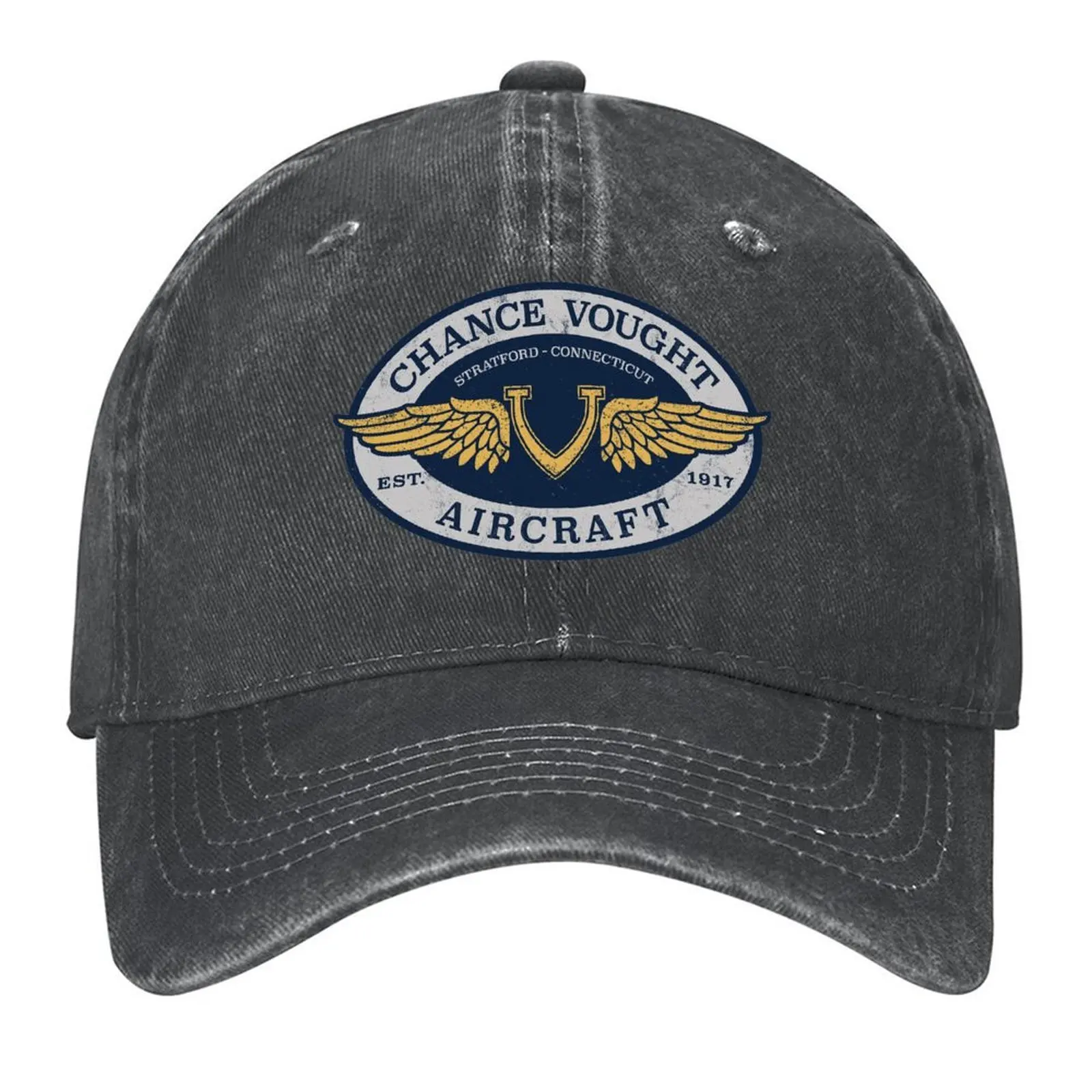 

Chance Vought Aircraft Logo Baseball Cap Icon Snap Back Hat Funny hats Caps Women Men's
