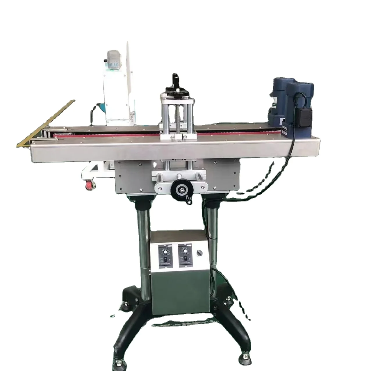 

Bottomless Side Gripper Grab Belt Conveyor with Gap Transfer for Uneven Bottom Pet Bottles for Manufacturing Plant Use