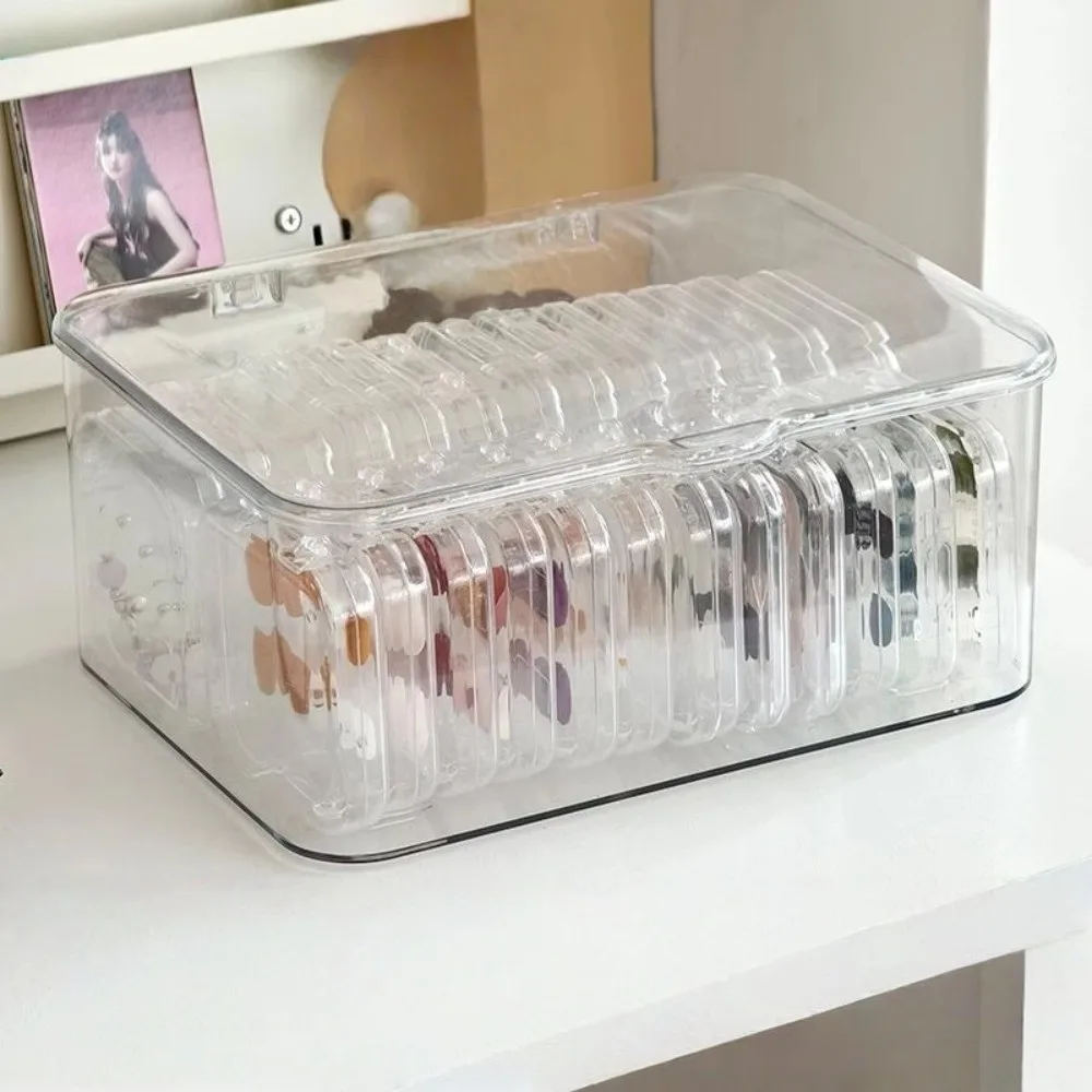 

26pcs with Lid Wenwan Bracelet Box Anti Oxidation Transparent Nail Art Storage Box Square Dustproof Acrylic Sealed Box
