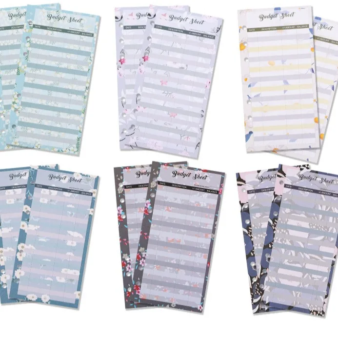 Budget Envelopes with HolesConsumption Cards Foreign Trade Accounting, Budget  Consumption Card PaperMoney Saving Stationery Bag