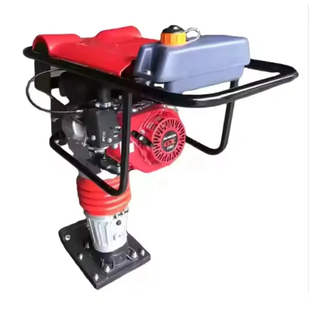 Vibration Tamping Rammer Jump Compactor, Soil Sand Gravel Vibratory Compacting Machine For Road Construction