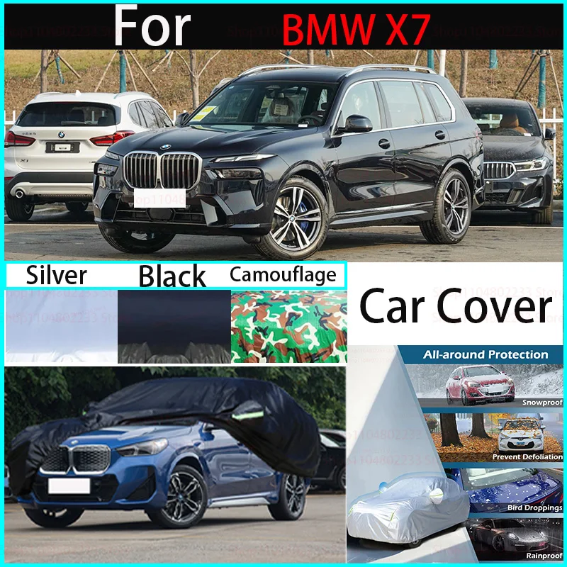 

Waterproof Car Covers for BMW X7 Car Cover All-season Car CoverDustproof, Snowproof and UV-resistant Car Accessories