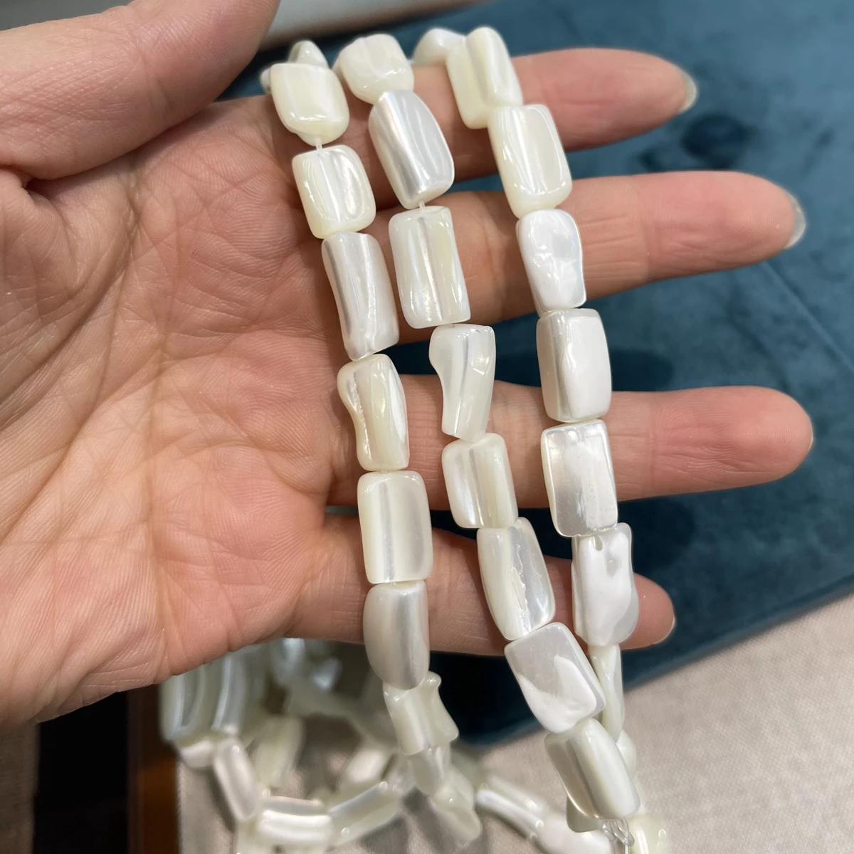 Irregularly Shaped Natural Freshwater Shell Beads Semi-finished Beads for Jewelry Making DIY Necklaces Bracelet Accessories 18cm