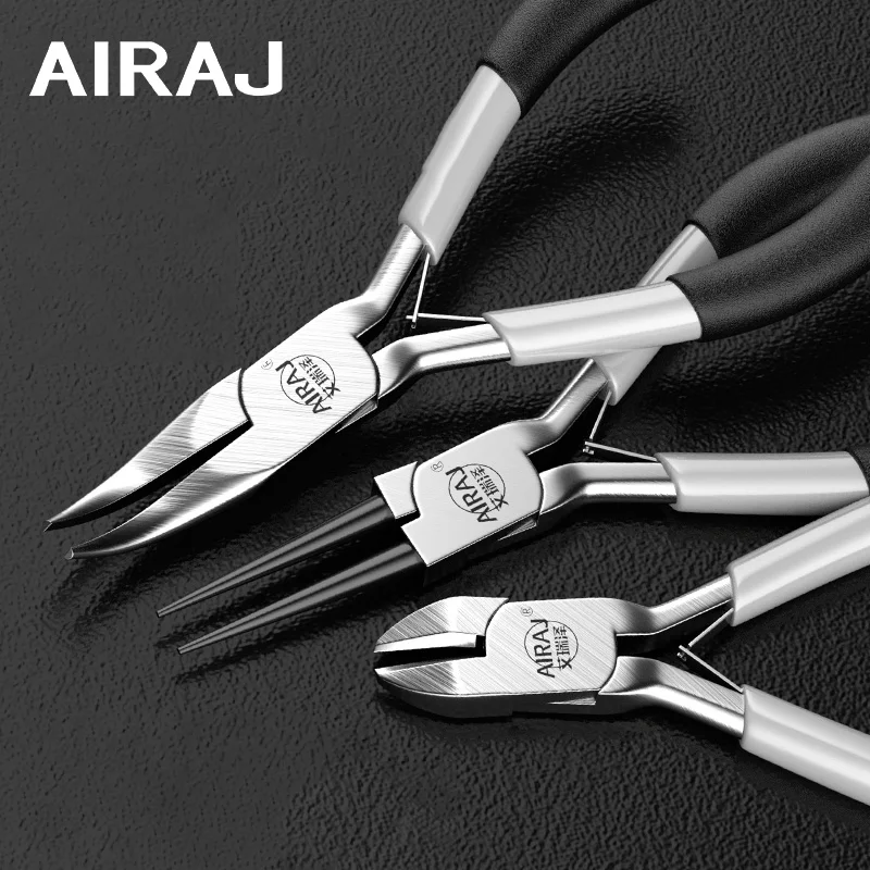 AIRAJ 5 Inch Mini Multifunction Pliers DIY Diagonal Side Cutting Cable Nippers Stainless Steel Trimmer Electrician Hand Tools