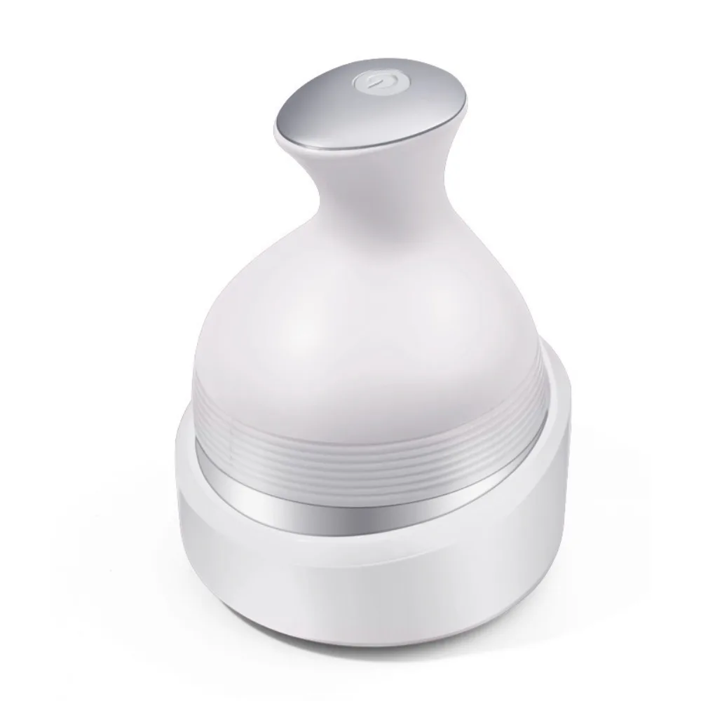 

4 Vibration Comb Electric Scalp Massager Stress Relaxation Ergonomic Cordless Hair Massager Durable Rechargeable