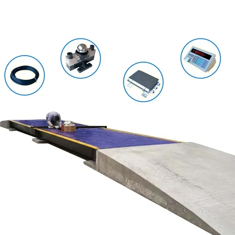 Bilancia per camion con ponte da 100 tonnellate