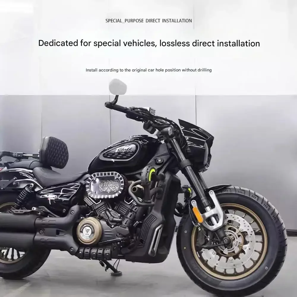 FOR VOGE CU625 Custom Special-Shaped Headlight Cowl Retro Front Contour Refinement High-Speed Wind Reduction Airflow Direction