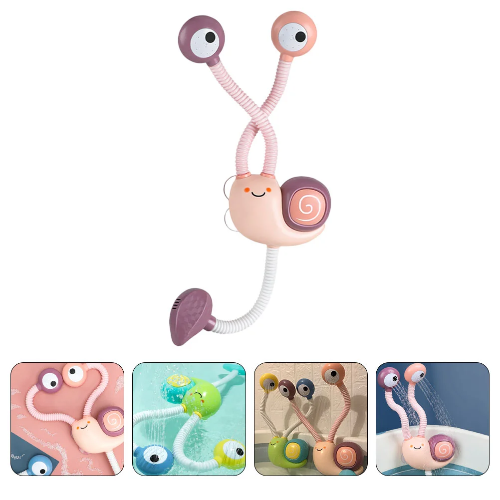 Baby Bath Toys Attractive Bathtub Electric Small Snail Kids Playthings Sprinkler Water Pump Set Early Education Plastic